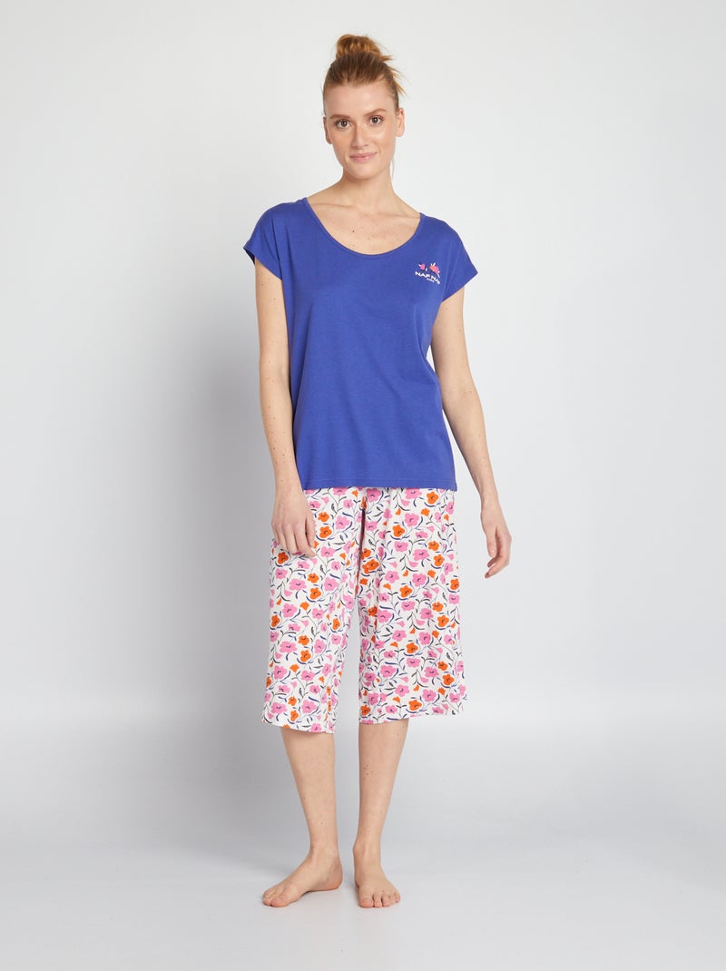 Pijama de fantasia 'Naf naf' - 2 peças AZUL - Kiabi