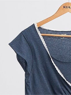 Pijama de grávida 'éco-conception' - Kiabi