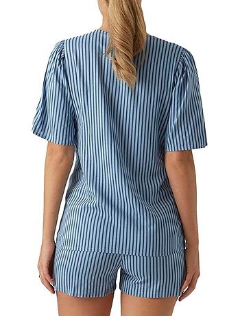 Pijama de Gravidez Azul para Mulher Mamalicious Jasmin