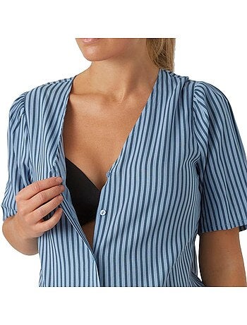 Pijama de Gravidez Azul para Mulher Mamalicious Jasmin
