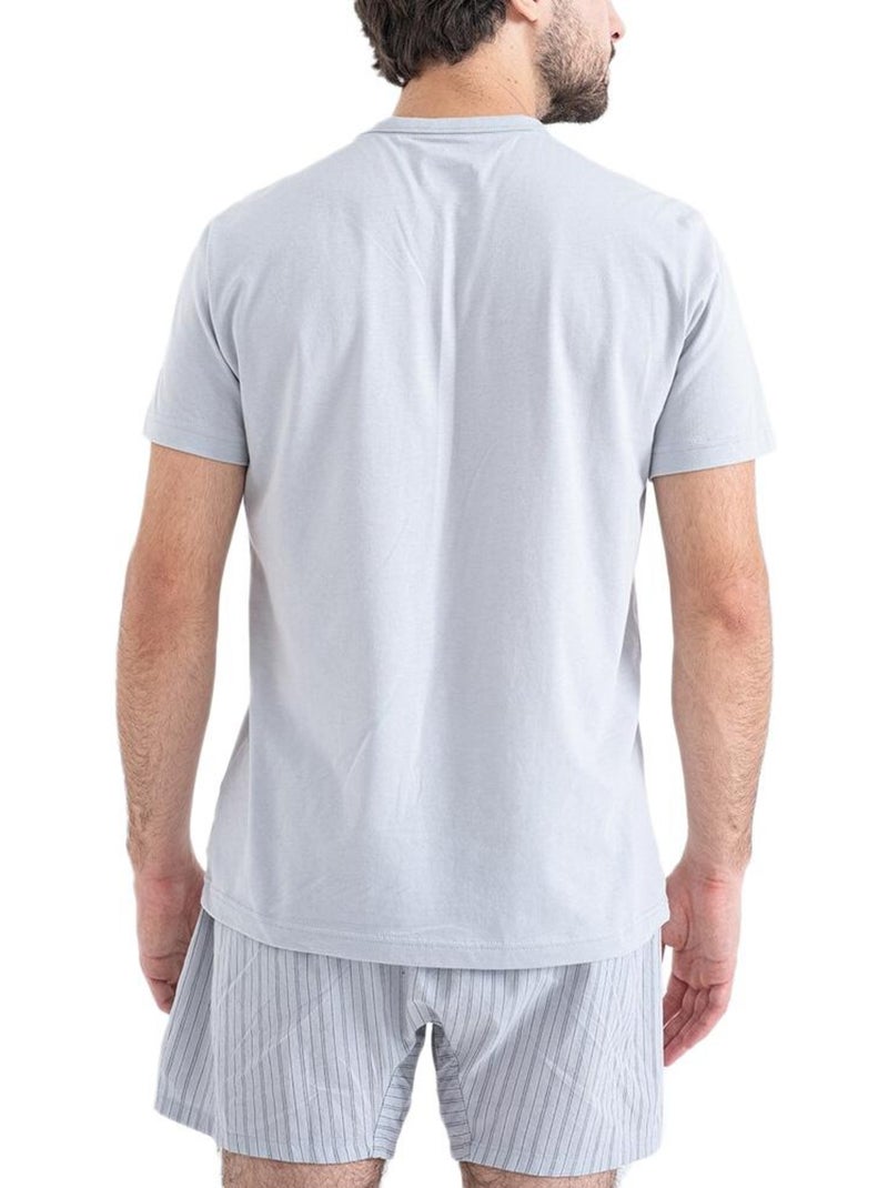 Pijama de Homem Calvin Klein Jeans Poplin Cinzento Cinza-prateado - Kiabi