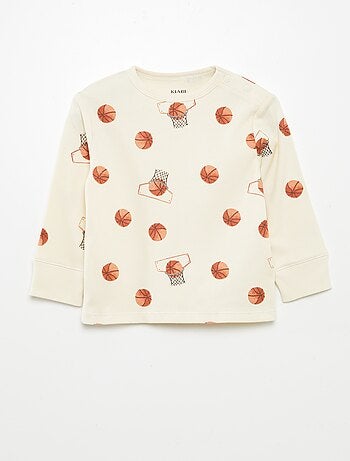 Pijama de malha estampado - 2 peças