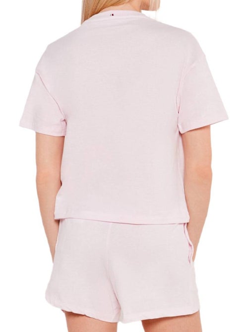 Pijama de Mulher Tommy Hilfiger em Jersey Rosa - Kiabi
