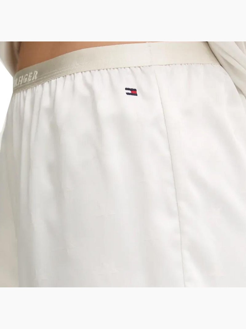 Pijama de Mulher Tommy Hilfiger Gift Cami com Bandeau Cru Ecru - Kiabi