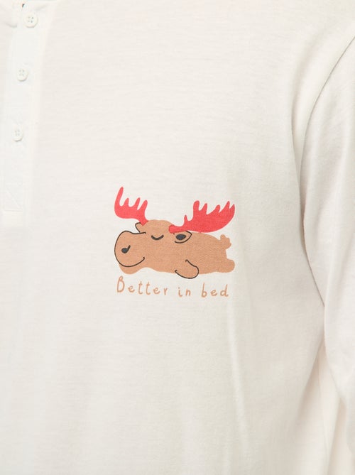 Pijama de Natal - 2 peças - Kiabi