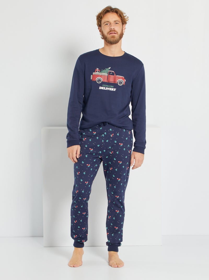 Pijama de Natal AZUL - Kiabi