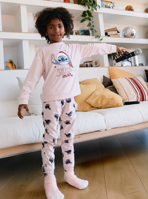 Pijama de Natal 'Disney' de 2 peças - Sweatshirt + calças - Kiabi