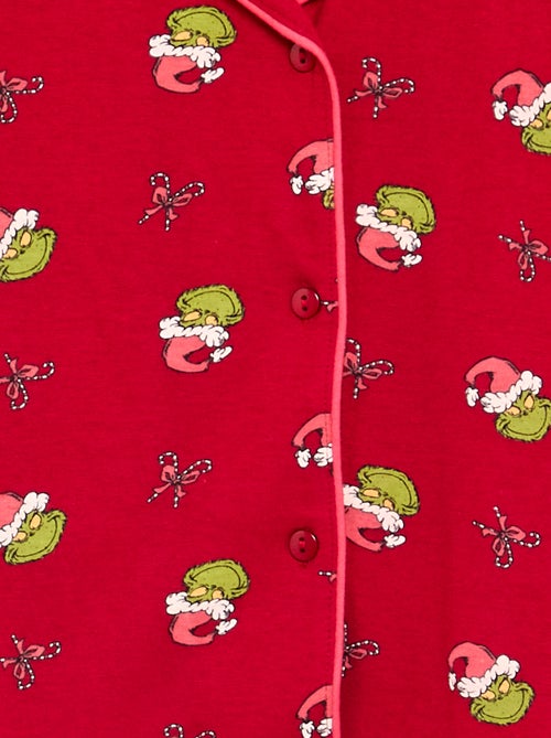 Pijama de Natal 'Grinch' de 2 peças - camisa + calças - Kiabi