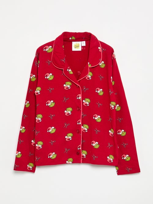 Pijama de Natal 'Grinch' de 2 peças - camisa + calças - Kiabi