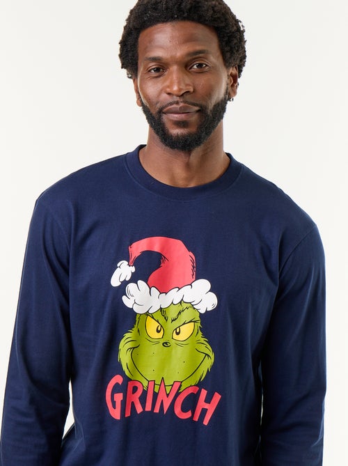 Pijama de Natal "Grinch" t-shirt + calças - 2 peças - Kiabi Pijama de Natal "Grinch" t-shirt + calças - 2 peças - Kiabi