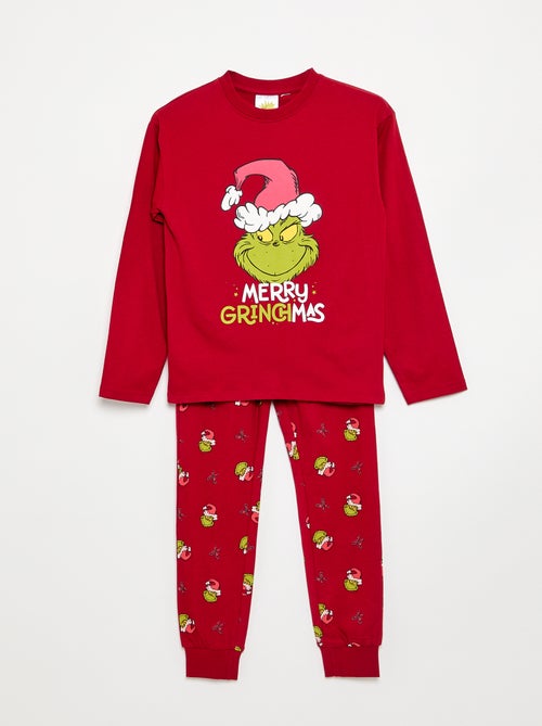 Pijama de Natal 'Grinch' t-shirt + calças - 2 peças - Kiabi