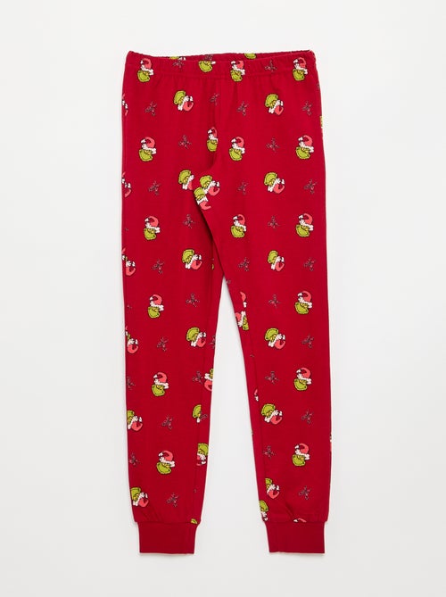 Pijama de Natal 'Grinch' t-shirt + calças - 2 peças - Kiabi