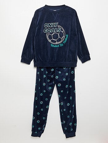 Pijama de polar de 2 peças - camisola + calças
