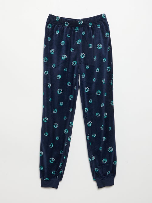 Pijama de polar de 2 peças - camisola + calças - Kiabi