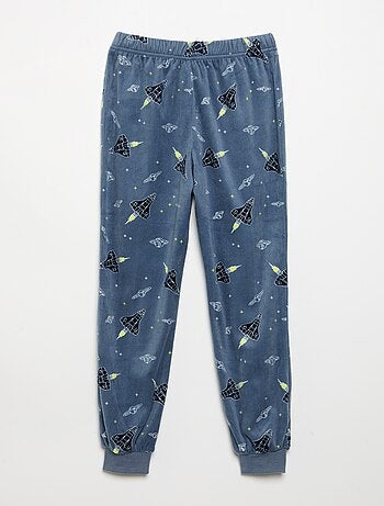 Pijama de polar de 2 peças - camisola + calças