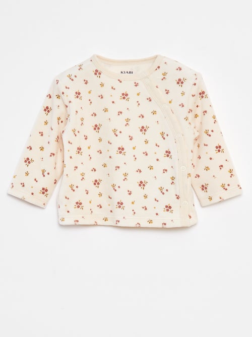 Pijama de veludo - 2 peças - Kiabi