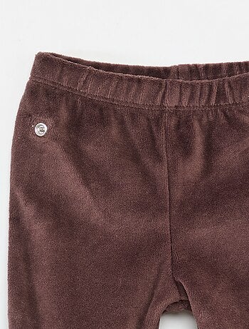 Pijama de veludo - 2 peças