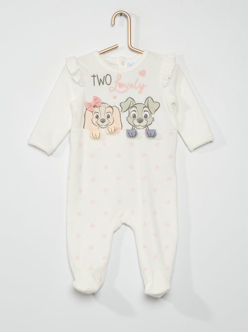 Pijama de veludo 'A Dama e o Vagabundo' - Kiabi