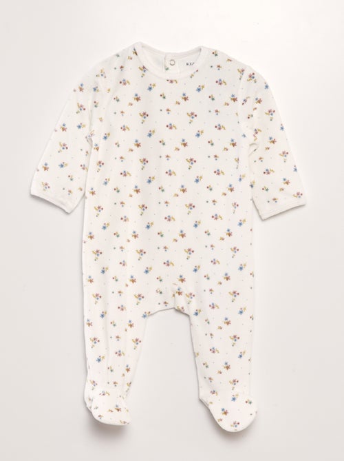 Pijama de veludo - Kiabi