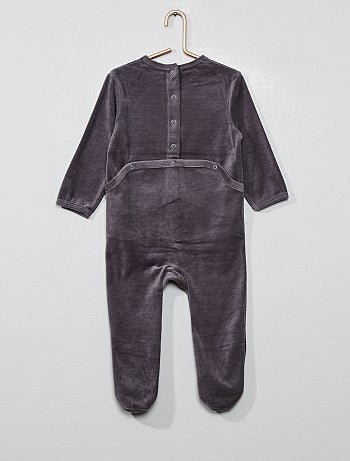 Pijama de veludo - Kiabi