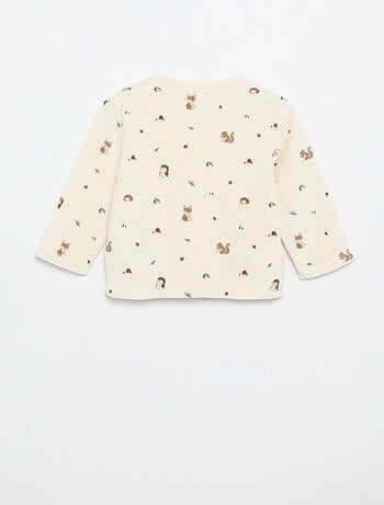 Pijama de veludo de 2 peças