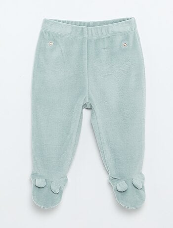 Pijama de veludo de 2 peças
