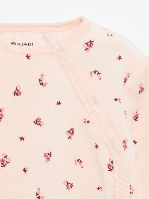 Pijama de veludo de 2 peças - Kiabi