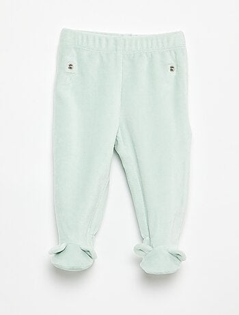 Pijama de veludo de 2 peças