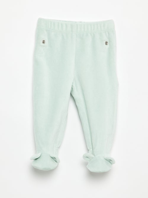 Pijama de veludo de 2 peças - Kiabi Pijama de veludo de 2 peças - Kiabi