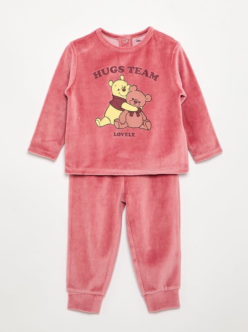 Pijama de veludo de 2 peças 'Winnie' - Kiabi Pijama de veludo de 2 peças 'Winnie' - Kiabi