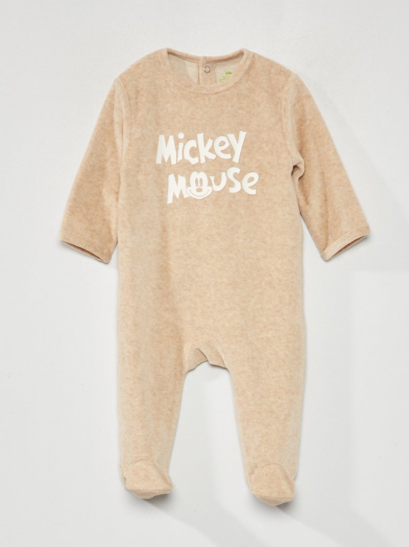 Pijama de veludo 'Disney' BEGE - Kiabi