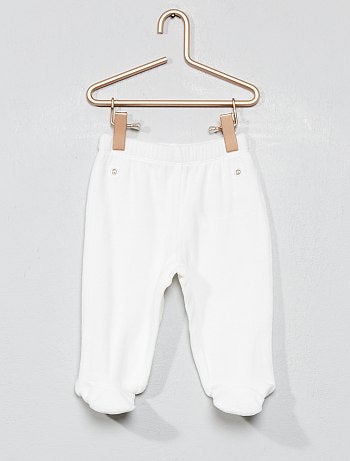 Pijama de veludo em algodão biológico - Kiabi