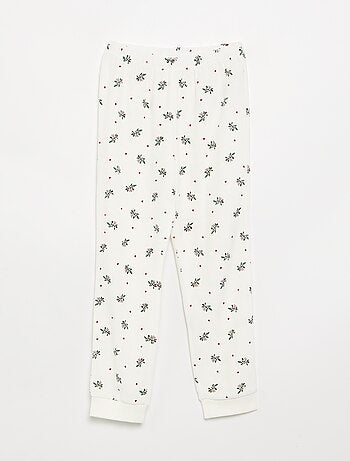 Pijama de veludo estampado