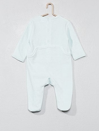 Pijama de veludo 'Miss Bunny' - Kiabi