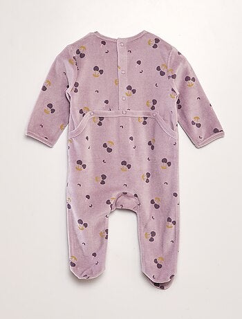 Pijama de veludo