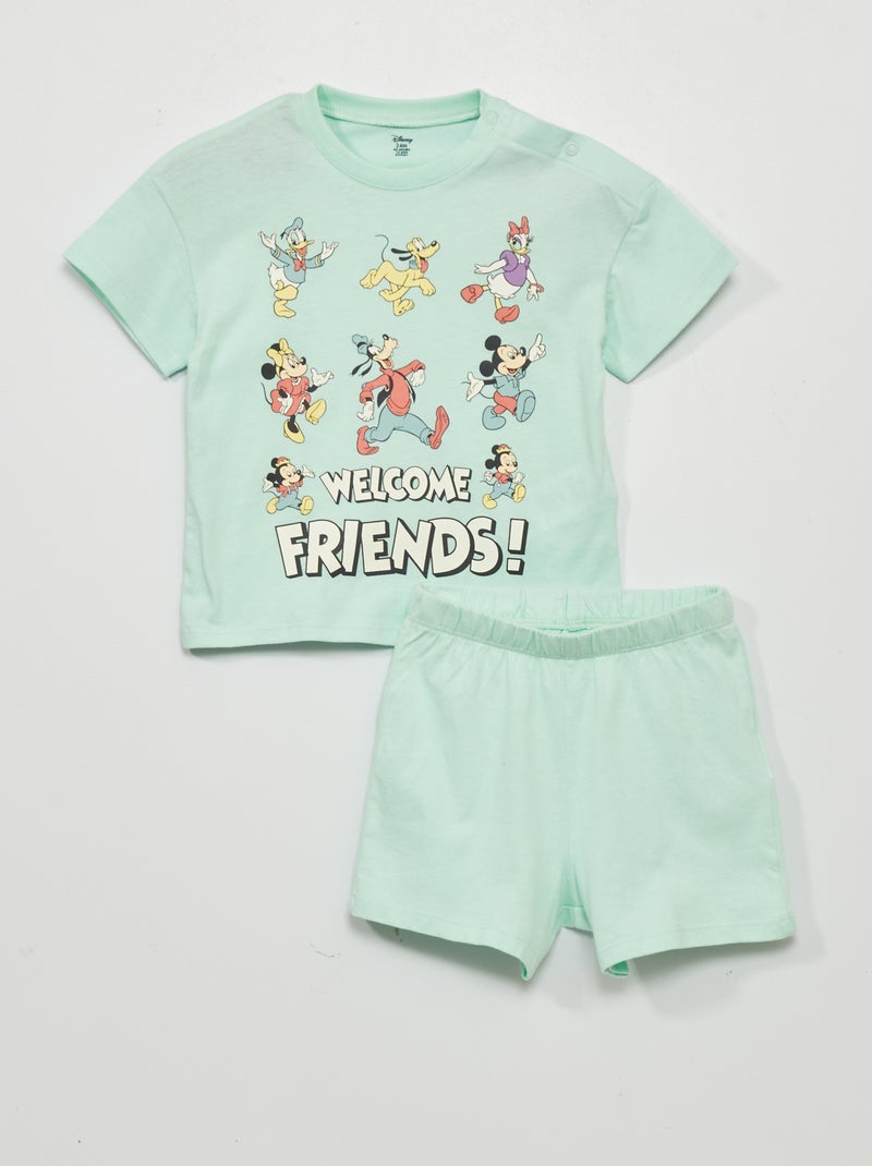 Pijama 'Disney' - 2 peças VERDE - Kiabi