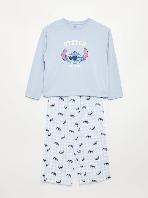 Pijama "Disney" 2 peças - T-shirt de manga comprida + calças - Kiabi