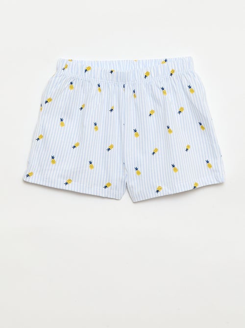 Pijama \'Disney\' 2 peças calções + T-shirt - Kiabi