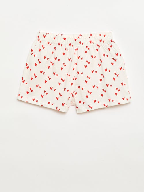 Pijama \'Disney\' 2 peças calções + T-shirt - Kiabi