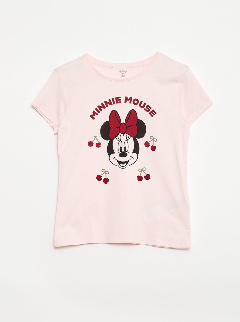 Pijama \'Disney\' 2 peças calções + T-shirt Rosa - Kiabi