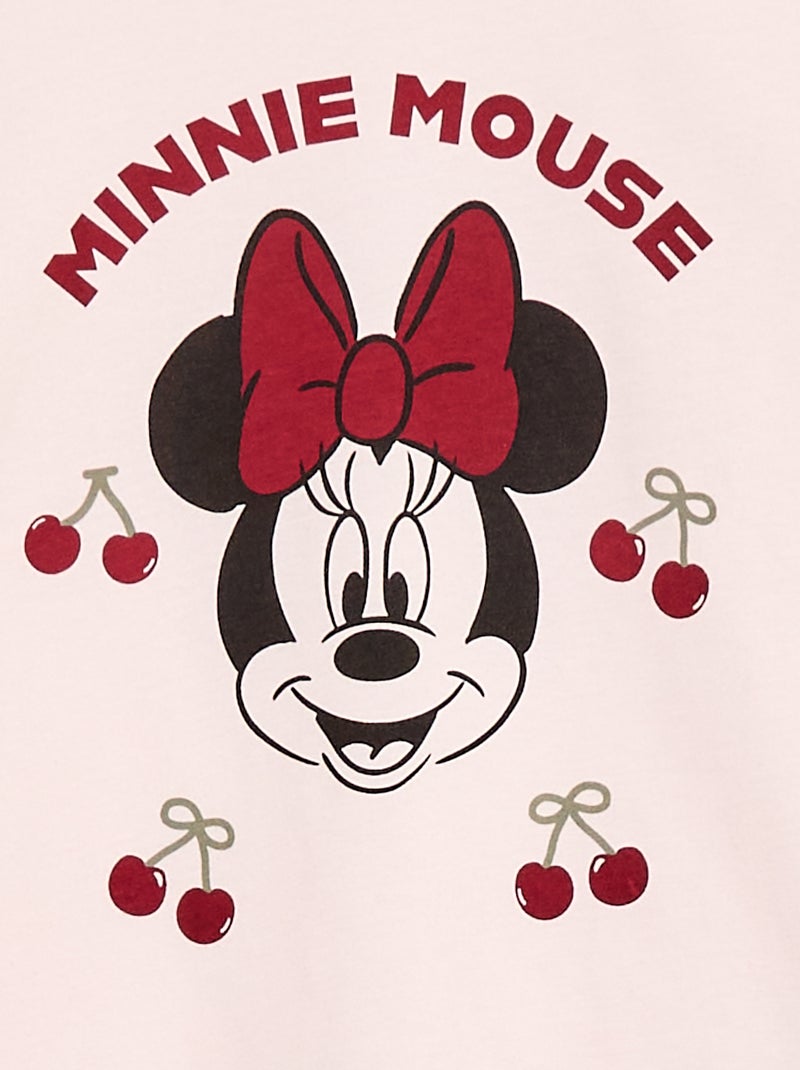 Pijama \'Disney\' 2 peças calções + T-shirt Rosa - Kiabi