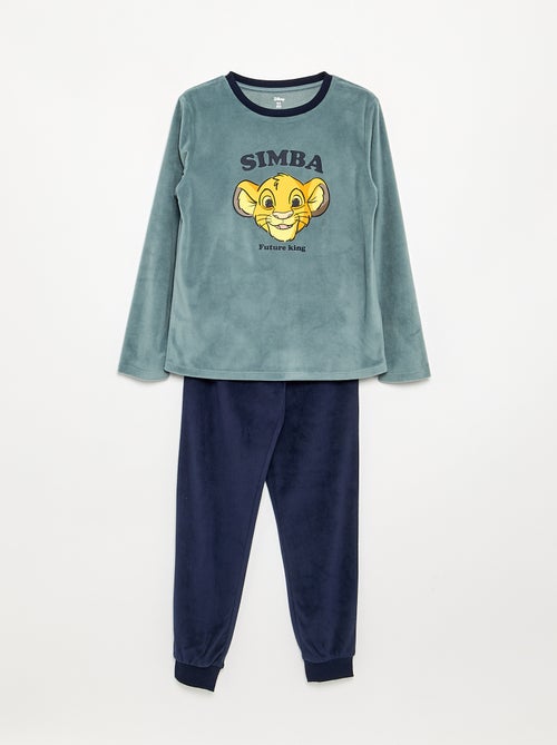 Pijama 'Disney' 2 peças em polar - Camisola + calças - Kiabi Pijama 'Disney' 2 peças em polar - Camisola + calças - Kiabi