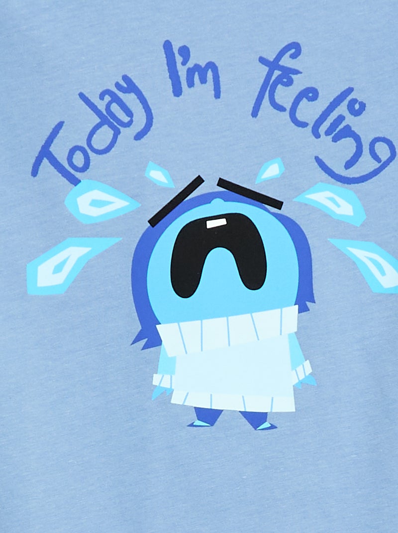 Pijama 'Disney' de 2 peças: calções + t-shirt Azul - Kiabi