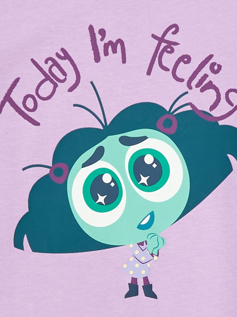 Pijama 'Disney' de 2 peças: calções + t-shirt Violeta - Kiabi