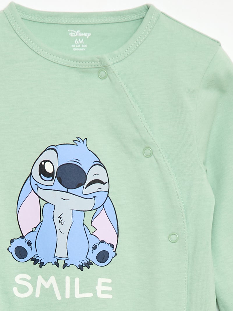 Pijama "Disney" em algodão Verde - Kiabi