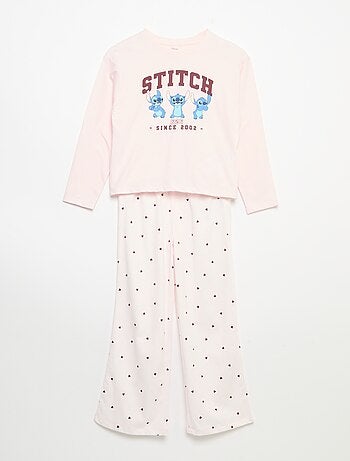 Pijama 'Disney' em jersey - 2 peças: T-shirt de manga comprida + calças