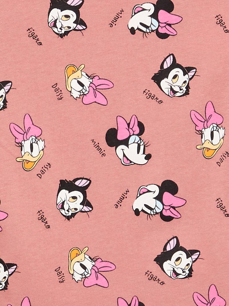 Pijama \'Disney\' em jersey de algodão Rosa - Kiabi