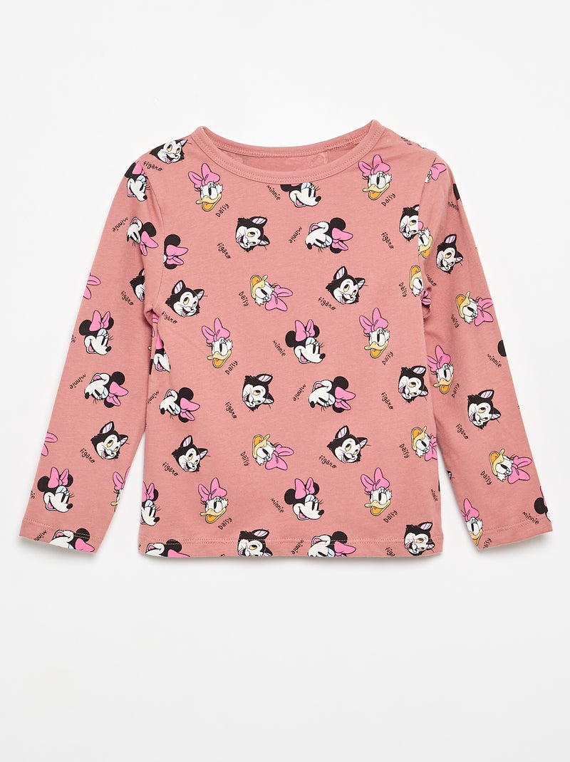 Pijama \'Disney\' em jersey de algodão Rosa - Kiabi