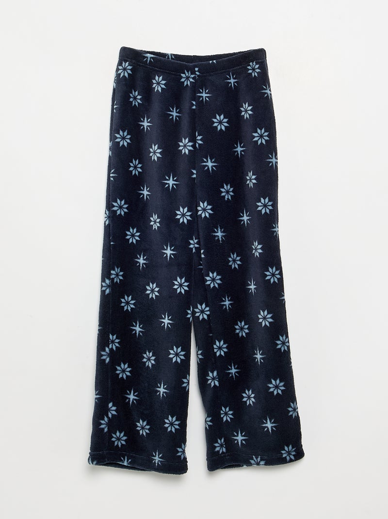 Pijama 'Disney' 'Frozen' 2 peças - T-shirt de manga comprida + calças Azul - Kiabi