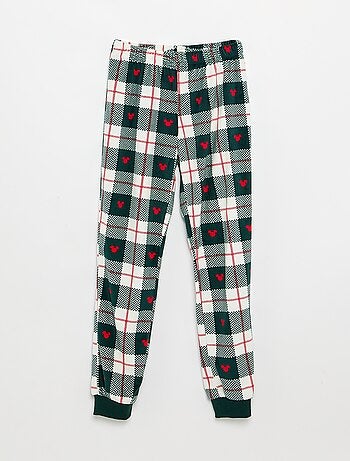Pijama 'Disney' 'Mickey' de 2 peças de polar - T-shirt de manga comprida + calças